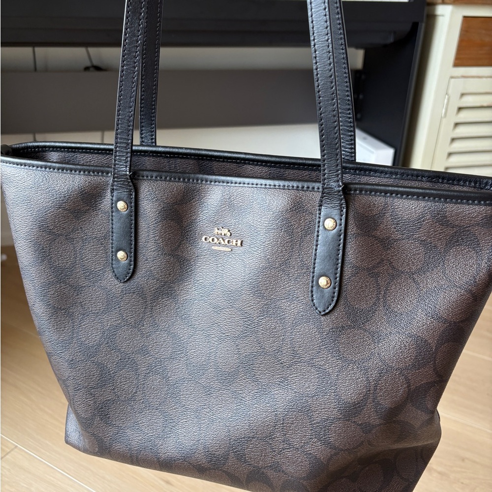 Coach Brown Tote Bag
